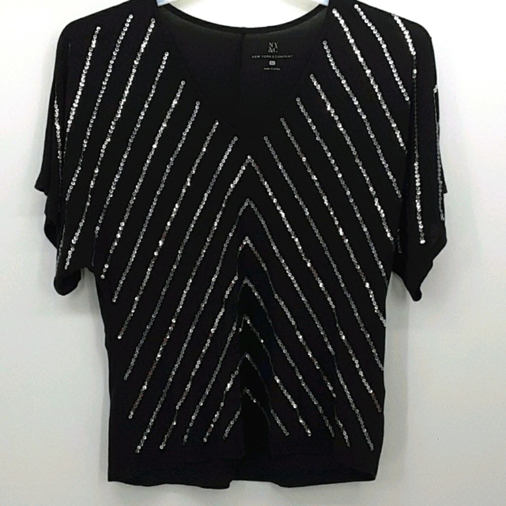 New York & Co. Sequined Top